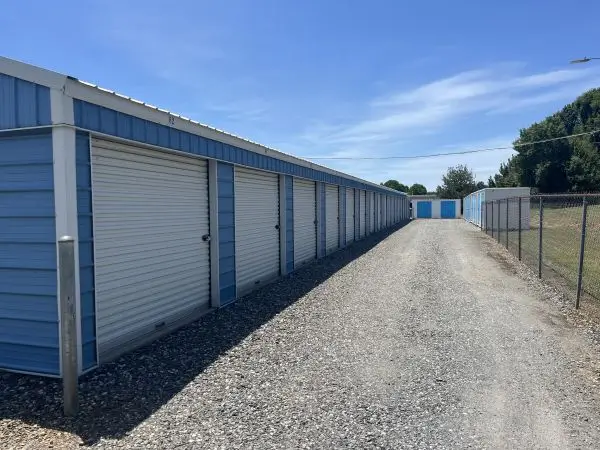 Security cameras and well-lit Lincolnton storage facility